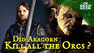 Did Aragorn kill all the baby orcs?