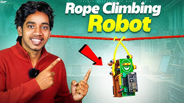 Rope Climbing Robot | ESP8266 Web Control Robot | Full IoT Tutorial in Telugu
