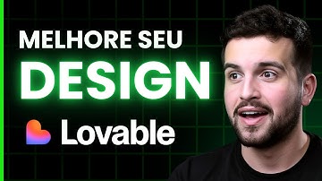 APRENDA em 8 MINUTOS a MELHORAR em 10X o DESIGN do seu projeto no LOVABLE! ( Muito Fácil )