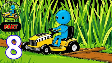 Backyard Master - Gameplay Walkthrough Part 8 - Zoo Grass Cutting (ios, Android)