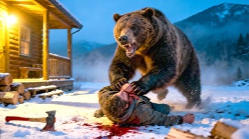 Grizzly Bear Attacks Mountain Cabin at 3 AM on November 1st, 2025