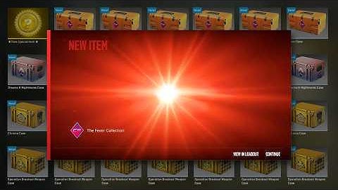 CS2-koffers openen totdat de messenruil is gestart