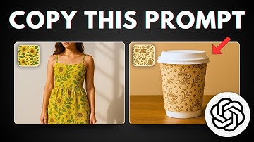 How to Create SEAMLESS Patterns with ChatGPT & Turn Them into Sellable Product Mockups