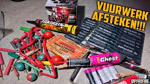 VUURWERK AFSTEKEN - HET KAN OOK NOOIT NORMAAL!!!