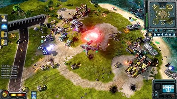 Intense Command & Conquer™ Red Alert™ 3   Uprising 2V2 skirmish 40K.