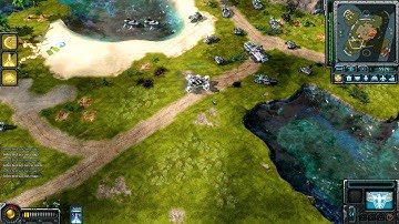 Intense Command & Conquer™ Red Alert™ 3   Uprising 2V2 skirmish 40K.