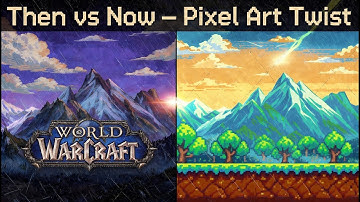 World of Warcraft Iconic Loading Screens, Reborn in Glorious Pixel Art!