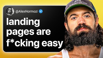 Brutally Honest Landing Page Advice from Alex Hormozi