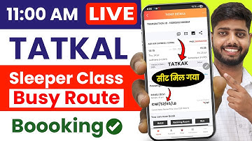 irctc tatkal ticket booking | how to book tatkal ticket in irctc | tatkal ticket booking in mobile