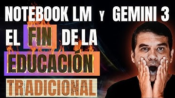 NotebookLM y Gemini 3 CAMBIAN la EDUCACIÓN | Con la IA Aprenderán JUGANDO (GRATIS)