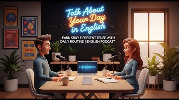 Talk About Your Day in English – Learn Simple Present Tense with Daily Routine |  English Podcast