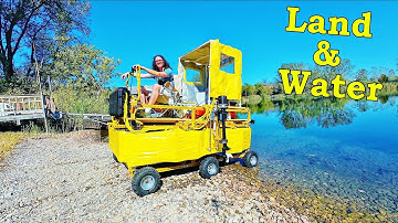 Building an Amphibious Camper - Full Build & Night on the Water