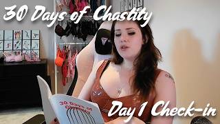30 Days of Chastity: Locktober Day 1 Check-In
