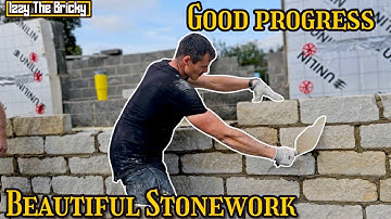 Building a Stone New Build | Traditional Craft, Bricklaying #constructionchannel #bricklaying