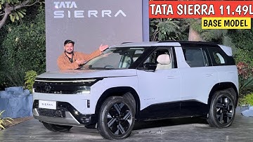Tata Sierra Base Model Finally | ₹11.49 Lakh | MOST VFM ? Tata Sierra Smart Review