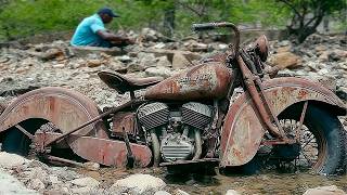Pria Ini Merestorasi Sepeda Motor Klasik Berusia 40 Tahun Seperti Baru | by @LiveWithCreativity