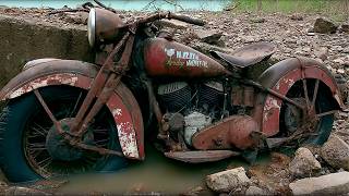 Man Restores 40-Years-Old Classic Motorcycle Back to New | Start to Finish by @LiveWithCreativity