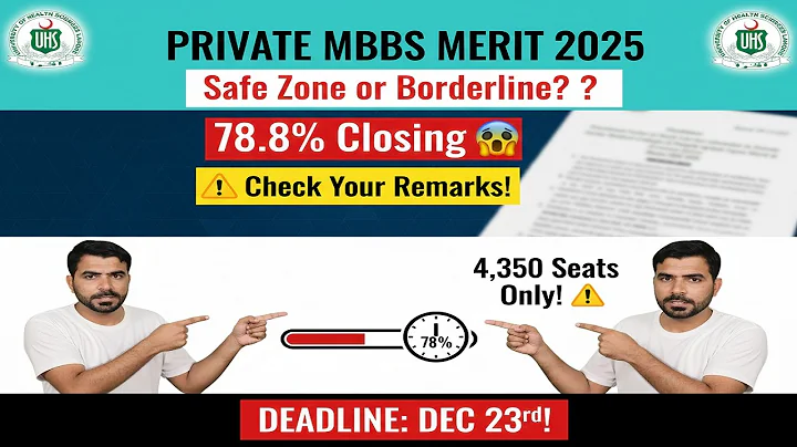 78.8% Merit? 😱 UHS Private Medical List 2025 Out - Check Your Name NOW!