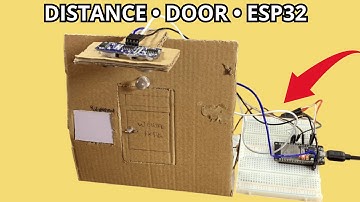 Automatisch deurslot met ESP32 en ultrasone sensor | Smart Door Opener Project