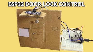 Automatisch deurslot met ESP32 en ultrasone sensor | Smart Door Opener Project