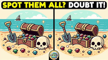 🐢🧩 Find 3 Differences | Mind Training Game 🧩🐢 | Quizonaut Turtle