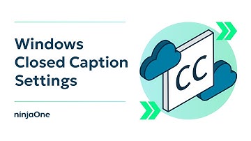 How to Change Closed Caption Settings in Windows 10
