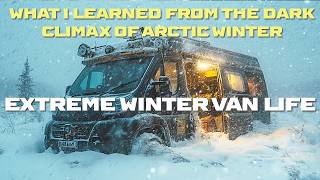 Surviving My 2nd Winter of EXTREME Van Life. Blizzard, Snow Storm Camping & Freezing Cold Camper Van