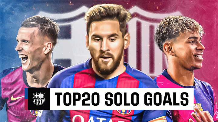 TOP 20 Barcelona SOLO Goals | 2015-2025