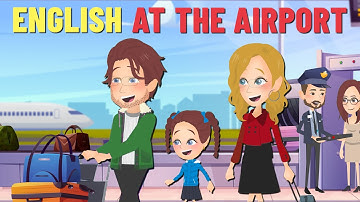 At the Airport | Essential English Conversations for Beginners (A1-A2) | English Speaking Practice
