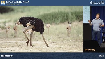 Lightning Talk: To Flush or Not to Flush? - That Is the Question - Robert Leahy - C++ on Sea 2025