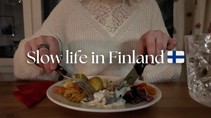 Silent & Cozy Vlog 🎄 Nordic Christmas 🎄 Traditional Christmas Meal, Gift Wrapping, Winter Walk