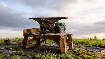 Full Restoration Wood Planer Machine! Abandoned Industrial Woodworking Machine Refurbished Like New