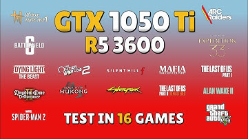 GTX 1050 Ti + Ryzen 5 3600 | Updated Benchmark | 16 Games Tested