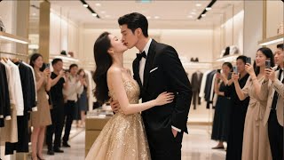 The CEO rushes back from a trip, runs straight to the mall, and kisses fiancée in front of everyone!