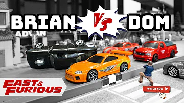 Fast and Furious Showdown! Brian vs Dom in EPIC Rivalry