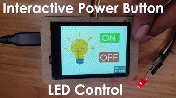 Touchscreen LED Control! Build an Interactive Button on Elecrow CrowPanel