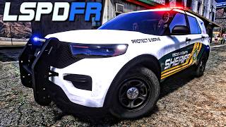 Playing GTA 5 As A POLICE OFFICER Sheriff Monday| Ep 24|| GTA 5 Lspdfr Mod| 4K