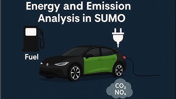 Energy and Emission Analysis in SUMO | Combustion vs Electric Vehicles Explained (Part1)