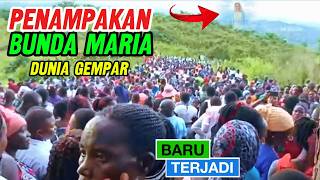 HEBOH! RIBUAN UMAT BERBONONG KE BUKIT; penampakan Bunda Maria #infokatolik