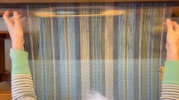 Het weven van de Storming Skies Wrap