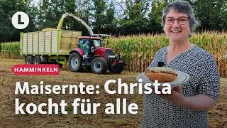 Die heimliche Heldin der Ernte: Christa kocht für die ganze Truppe! | WDR Lokalzeit LandSchafft