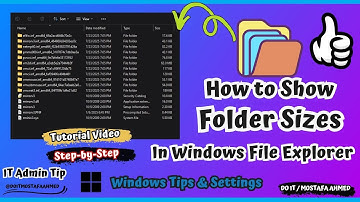 How to Show Folder Sizes in Windows File Explorer | [ Full Tutorial ] 👍
