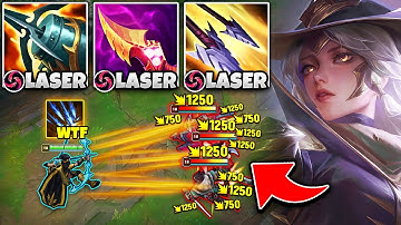 I BROKE THE ASHE ATTACK SPEED RECORD WITH 4.25 ATTACK SPEED (MY ARROWS ARE LASERS)