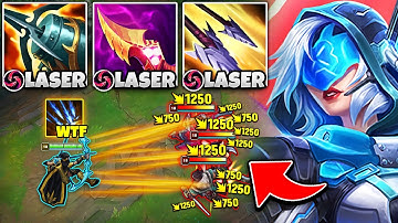 Ashe but I have 4.25 Attack Speed and my arrows become a LASER that melt you