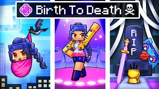 BIRTH to DEATH of a K-POP DEMON HUNTER in Minecraft!