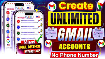 Unlimited Gmail Account Without Phone Verification | Unlimited Gmail Create Method 2025 Create Gmail