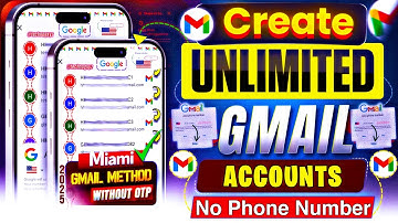 Unlimited Gmail Account Without Phone Verification | Unlimited Gmail Create Method 2025 Create Gmail