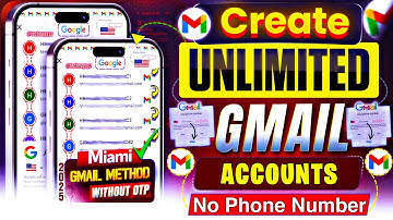 Unlimited Gmail Account Without Phone Verification | Unlimited Gmail Create Method 2025 Create Gmail
