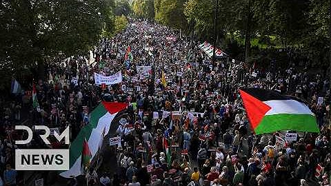 WATCH: Thousands Pro-Palestine Protest Fills London Streets as Ceasefire Takes Hold in Gaza | AC1B
