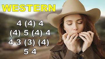 WHEN A COWBOY TRADE HIS SPURS FOR WINGS HARMONICA IN C, TABS, BLUES HARP, ARMÓNICA, GAITA DE BOCA C